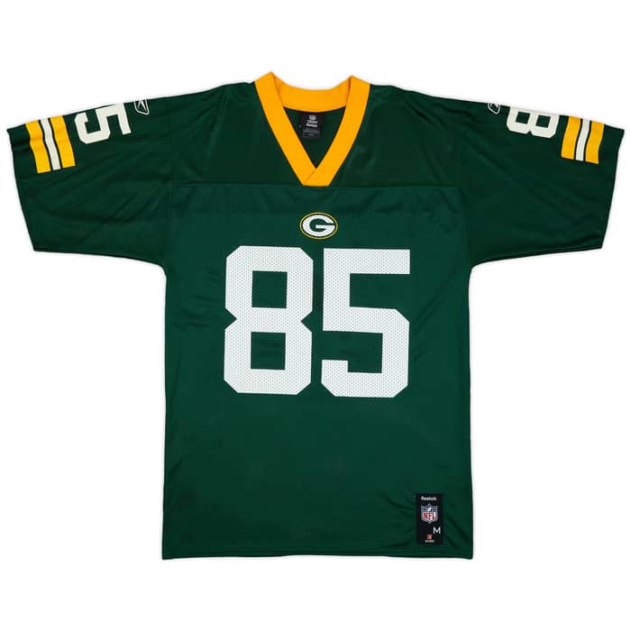 2008-11 Green Bay Packers Jennings #85 Reebok Replica Home Jersey - 6/10 - (M)