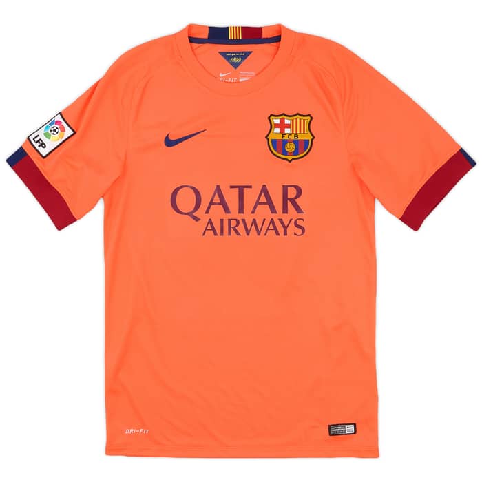 2014-15 Barcelona Away Shirt Messi #10 - 9/10 - (S)
