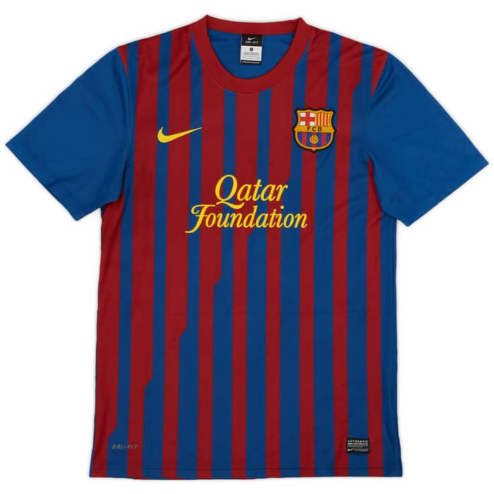 2011-12 Barcelona Basic Home Shirt Messi #10 - 7/10 - (S)