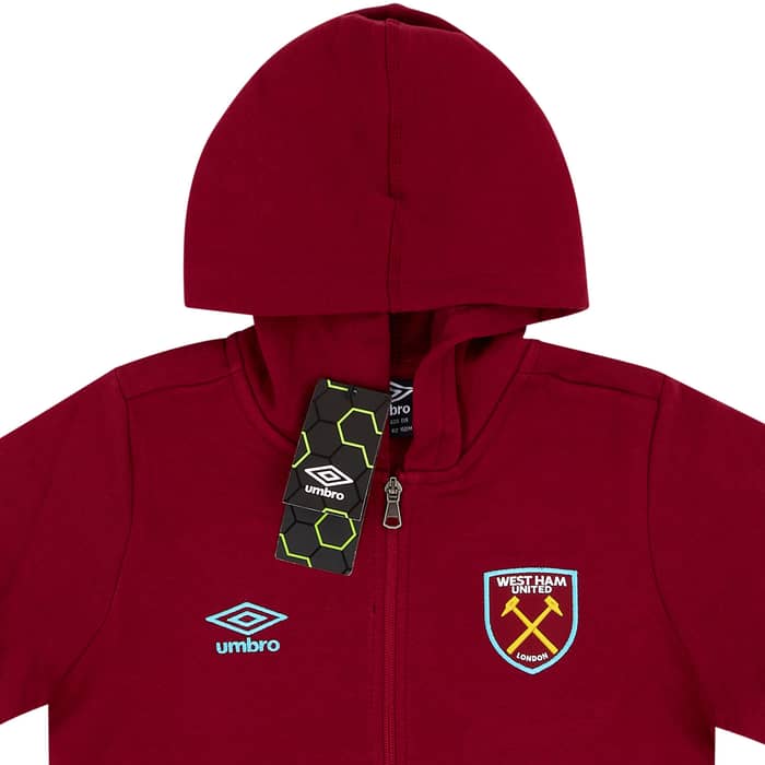 2021-22 West Ham Umbro Hooded Jacket - NEW - (KIDS)