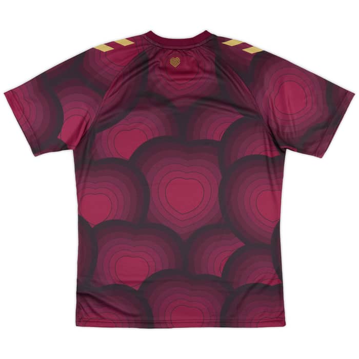 2025-26 Hearts Hummel Pre-Match Shirt