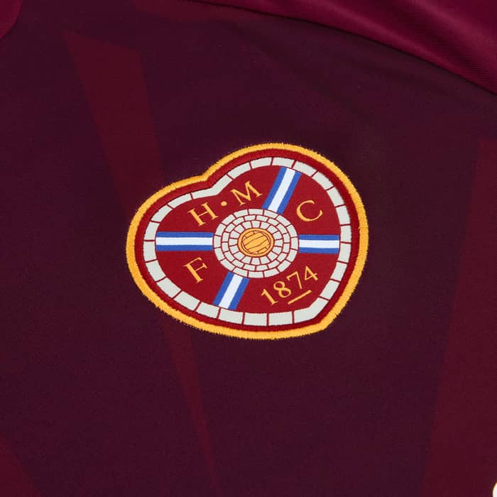 2025-26 Hearts Home Shirt