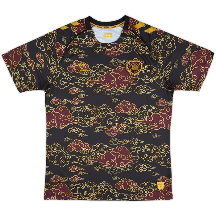 2025-26 Hearts Hummel Lunar New Year Pre-Match Shirt