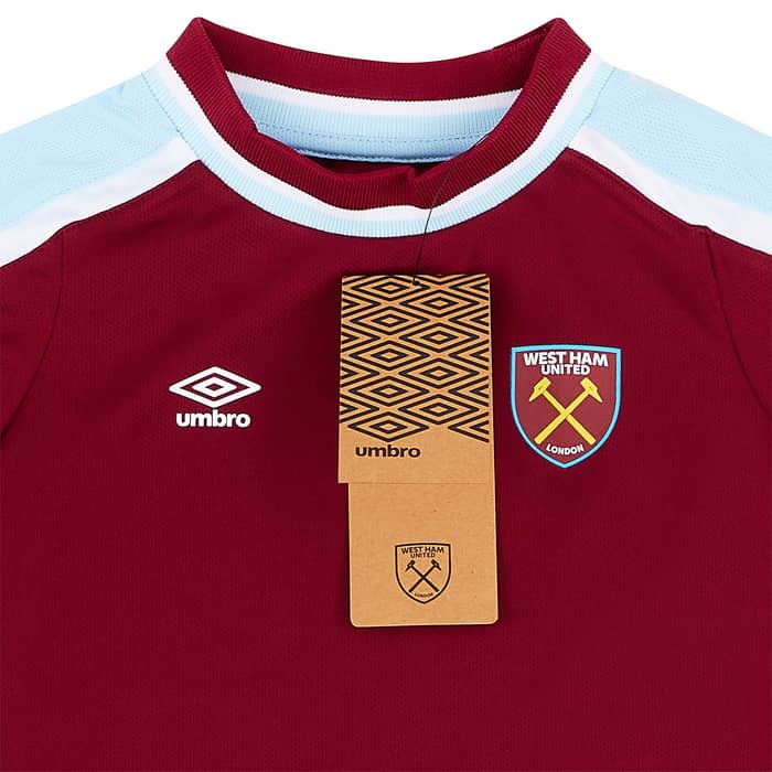 2021-22 West Ham Home Full Kit - NEW - (BABY)