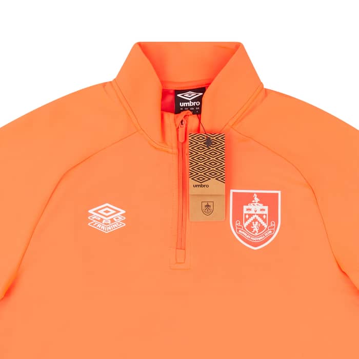 2021-22 Burnley Umbro 1/4 Zip Training Top - NEW