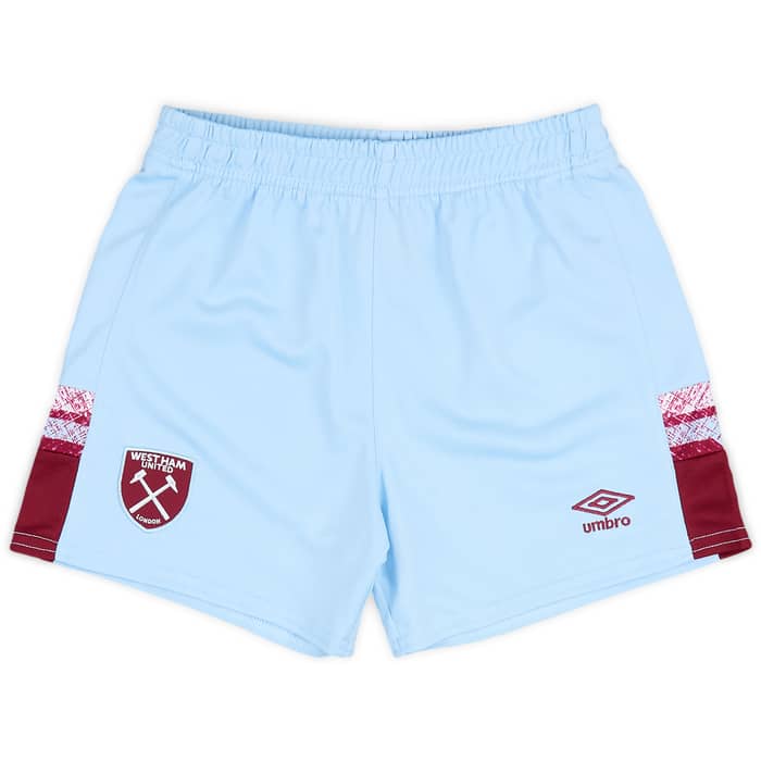 2022-23 West Ham Home Shirt & Shorts Kit (Little Kids)