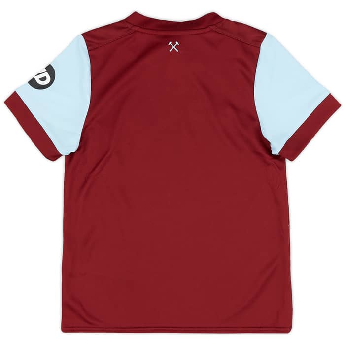 2023-24 West Ham Home Shirt & Shorts (Little Kids)