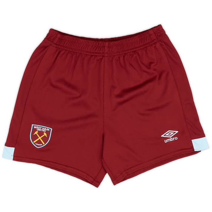2023-24 West Ham Home Shirt & Shorts (Little Kids)