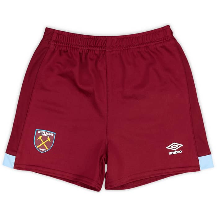 2023-24 West Ham Home Shirt & Shorts Kit (BABY)