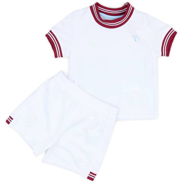 2023-24 West Ham Away Shirt & Shorts Kit (BABY)