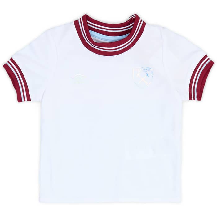 2023-24 West Ham Away Shirt & Shorts Kit (BABY)