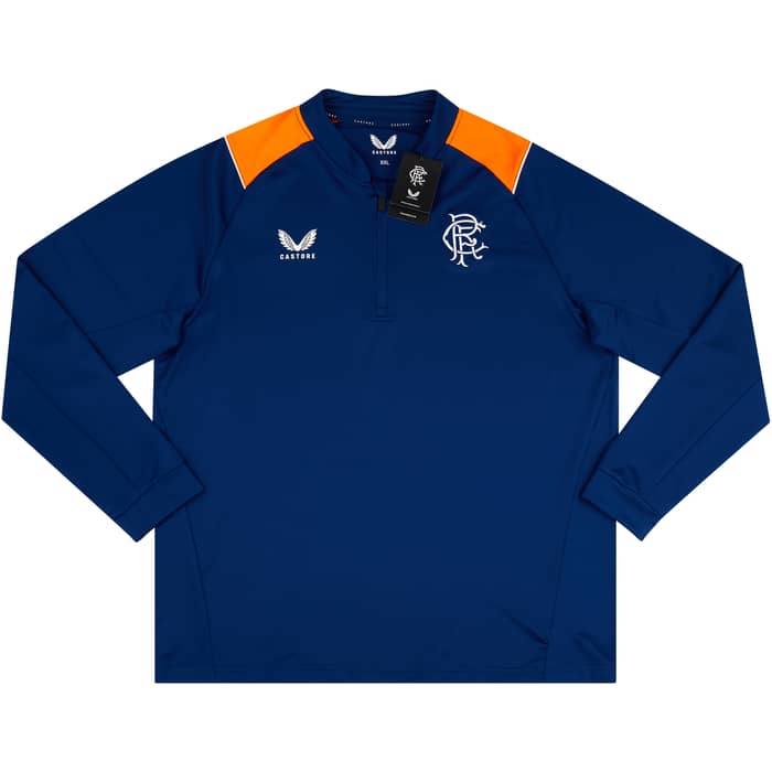 2022-23 Rangers Castore 1/4 Zip Training Top