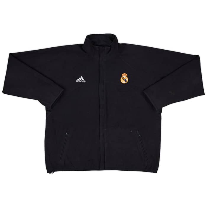 2001-02 Real Madrid adidas Centenary Reversible Fleece Jacket - 7/10 - (XL)