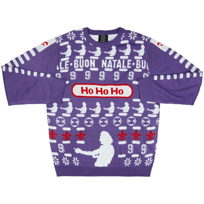 1999-00 Fiorentina Batistuta #9 Christmas Jumper (Oversized fit)