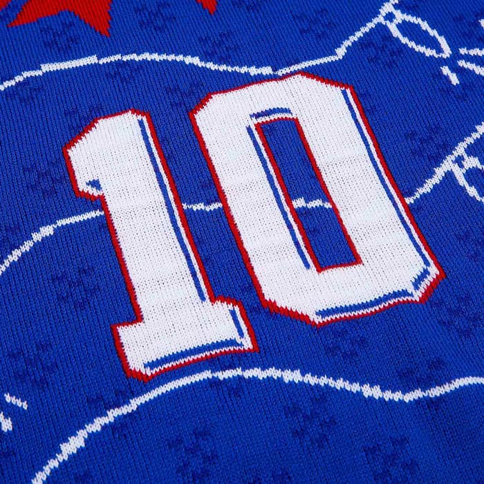 France Zidane #10 Noël Christmas Jumper