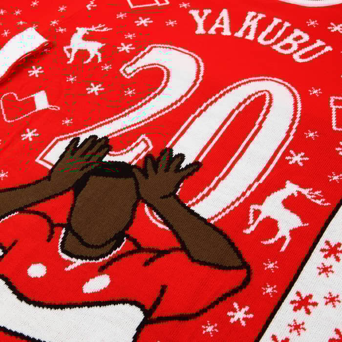 Yakubu #20 Snow Christmas Jumper