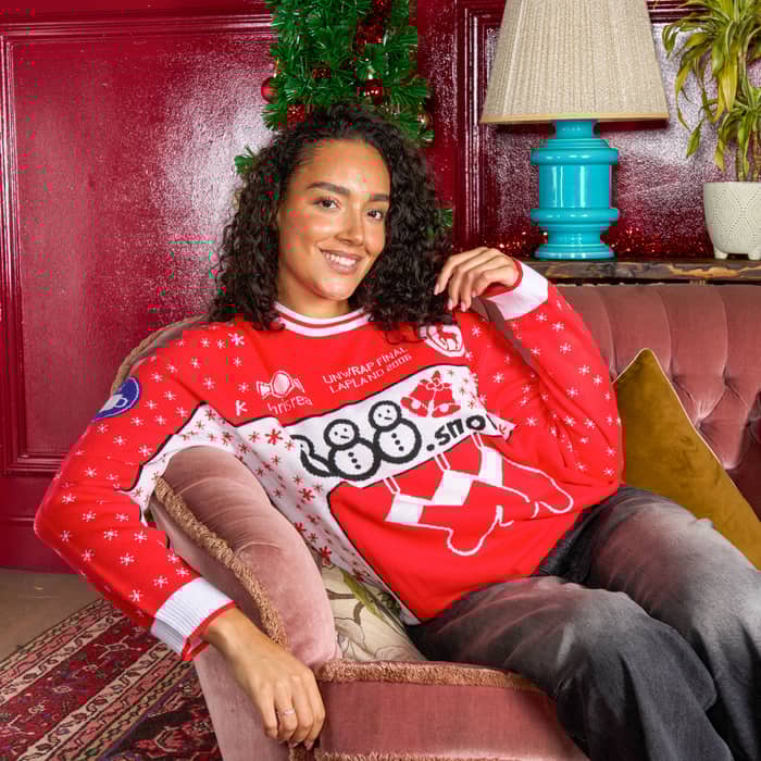 Yakubu #20 Snow Christmas Jumper