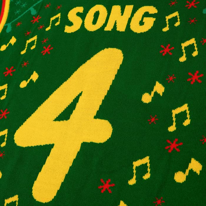 Song #4 Sleeveless Christmas Jumper
