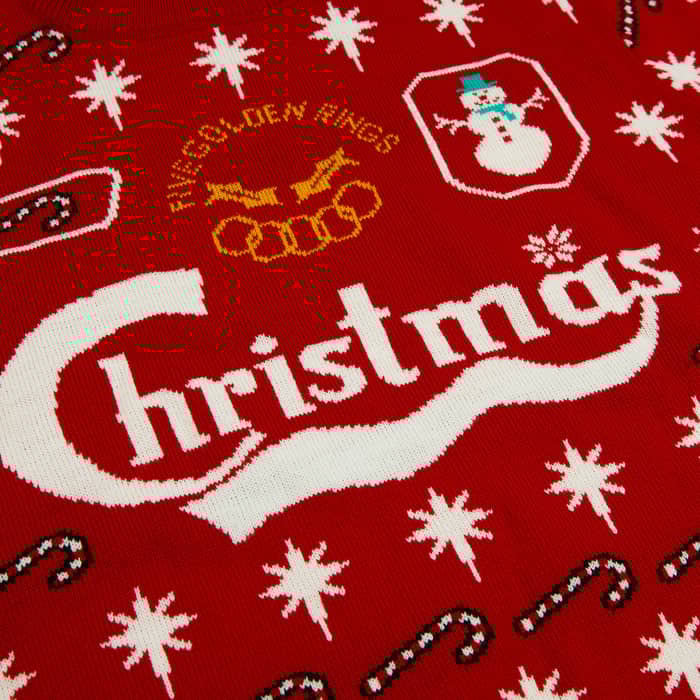 Gerrard #8 Five Gold Rings Christmas Jumper (KIDS) - PRE-ORDER