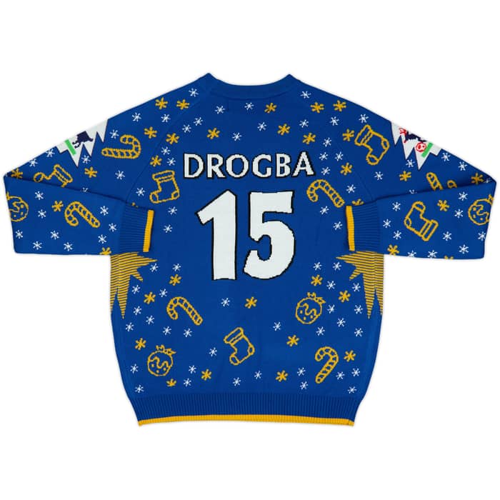 Drogba #15 Snowman Christmas Jumper (KIDS) - PRE-ORDER