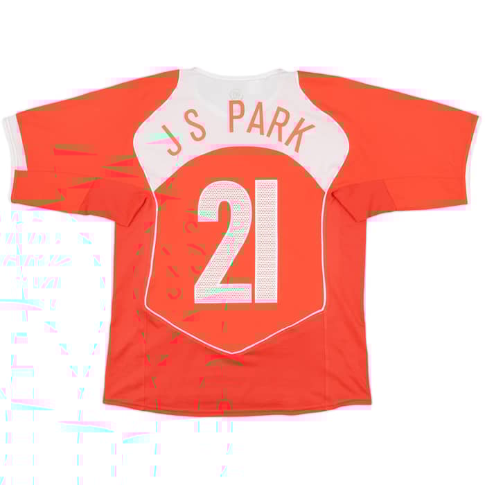 2004-06 South Korea Home Shirt J S Park #21 - 8/10 - (M)