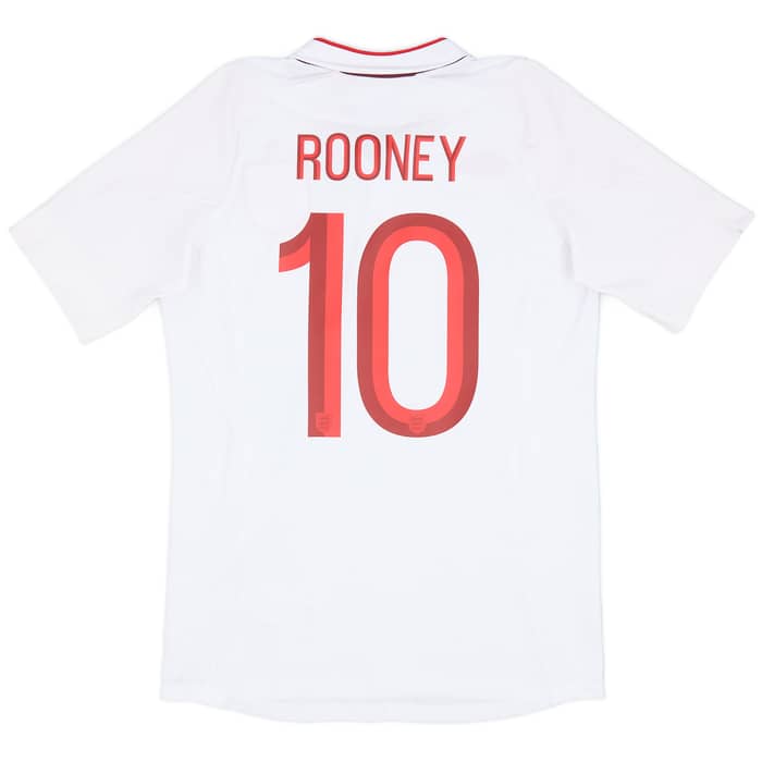2012-13 England Home Shirt Rooney #10