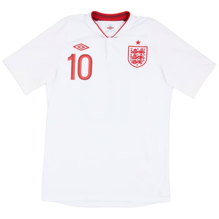 2012-13 England Home Shirt Rooney #10