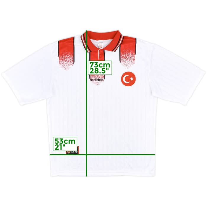 1996-98 Turkey Away Shirt - 9/10 - (L)