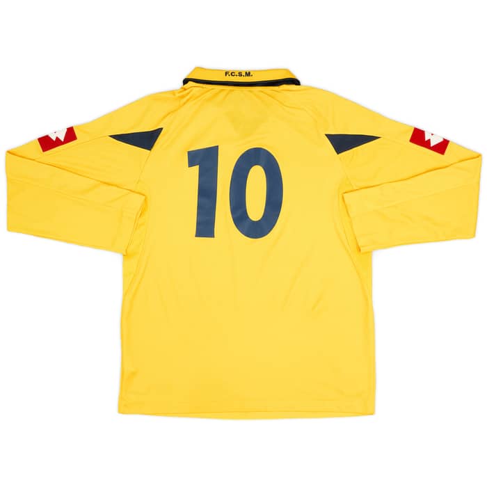 2010-11 Sochaux Home L/S Shirt #10 - 8/10 - (XL)