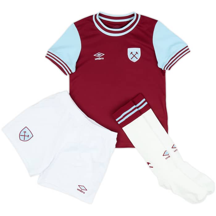 2024-25 West Ham Home Full Kit (6-7 Years)