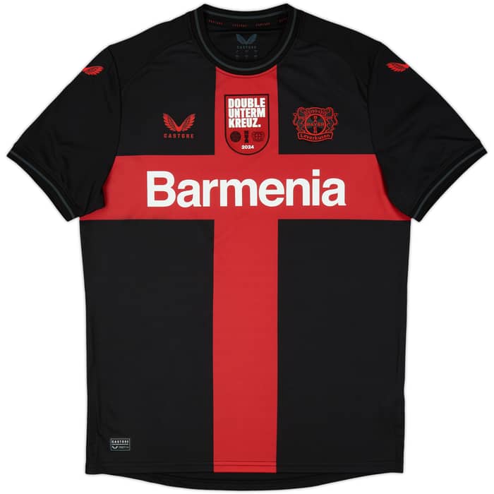 2023-24 Bayer Leverkusen Home 'Double Cup Winners' Shirt - In Box - (KIDS)