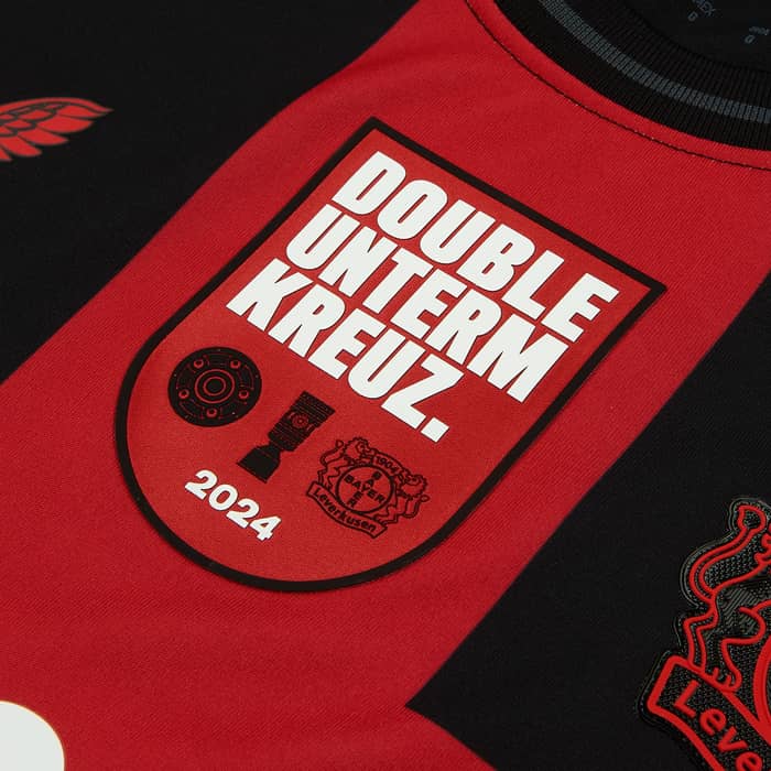 2023-24 Bayer Leverkusen Home 'Double Cup Winners' Shirt - In Box - (KIDS)