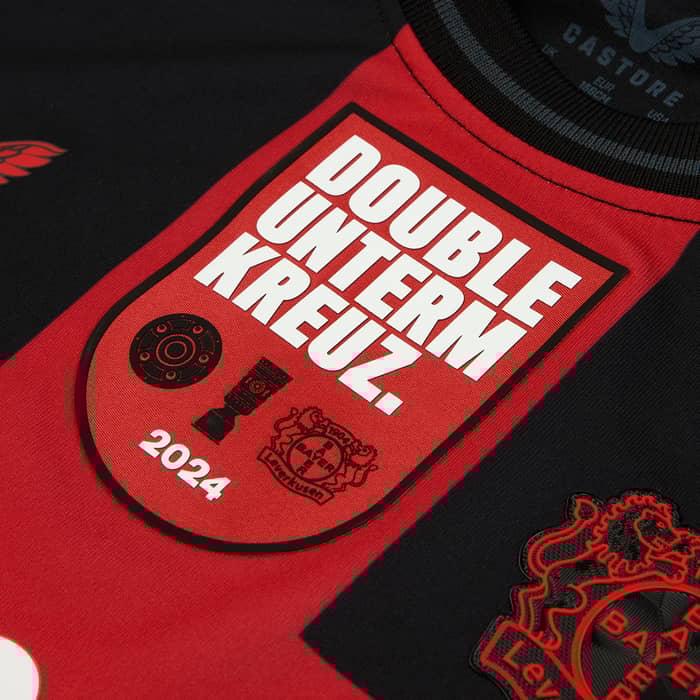 2023-24 Bayer Leverkusen Home 'Double Cup Winners' Shirt - In Box