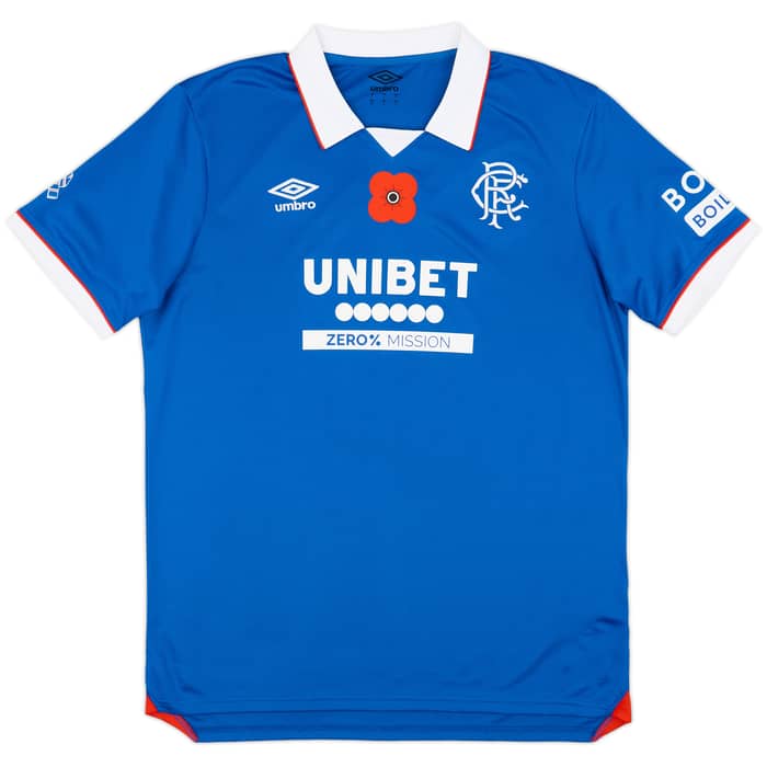 2025-26 Rangers Limited Edition Poppy Home Shirt