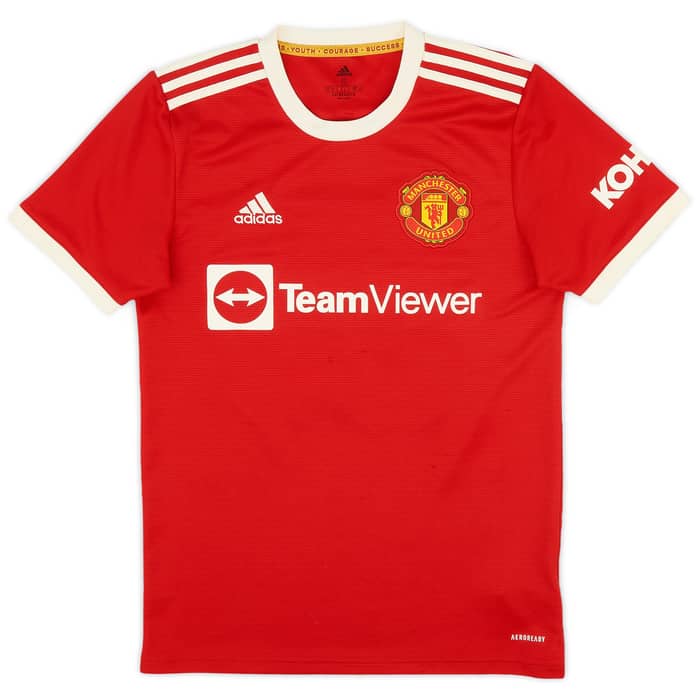 2021-22 Manchester United Home Shirt Sancho #25 - 8/10 - (S)