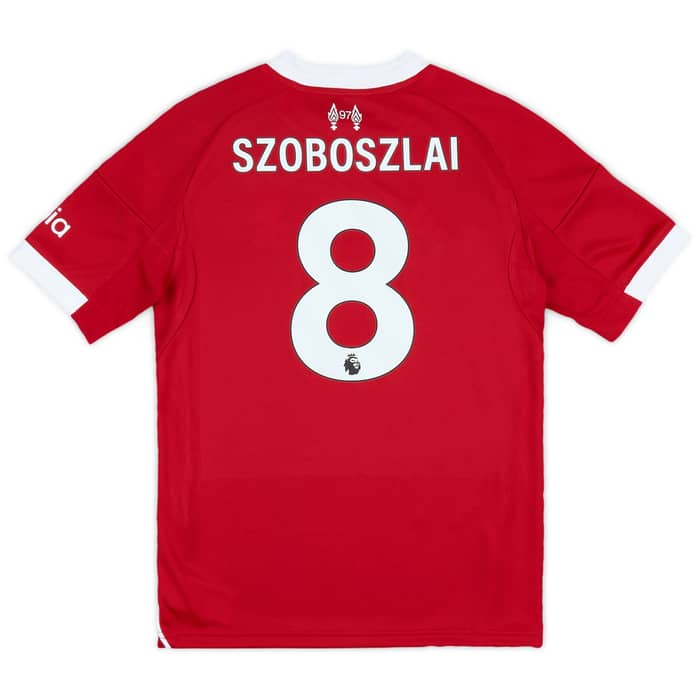 2025-26 Liverpool Home Shirt Szoboszlai #8 (KIDS)