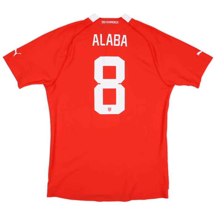 2022-23 Austria Player Issue Home Shirt Alaba #8