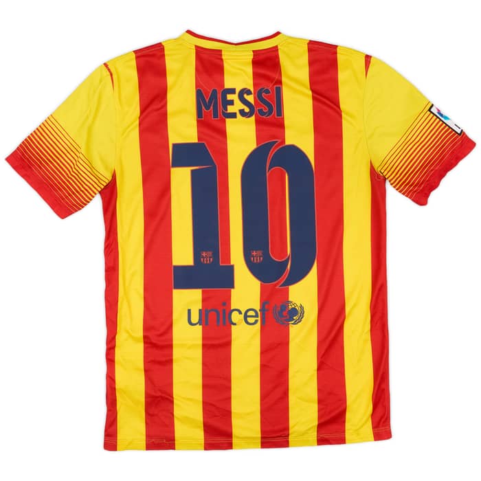 2013-15 Barcelona Away Shirt Messi #10 - 6/10 - (M)