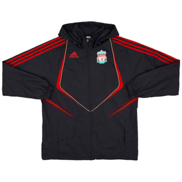 2009-10 Liverpool adidas Hooded Rain Jacket - 5/10 - (M)