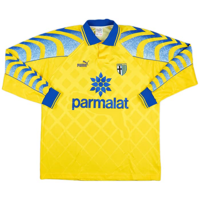 1995-96 Parma Third L/S Shirt Zola #10 - 8/10 - (L)
