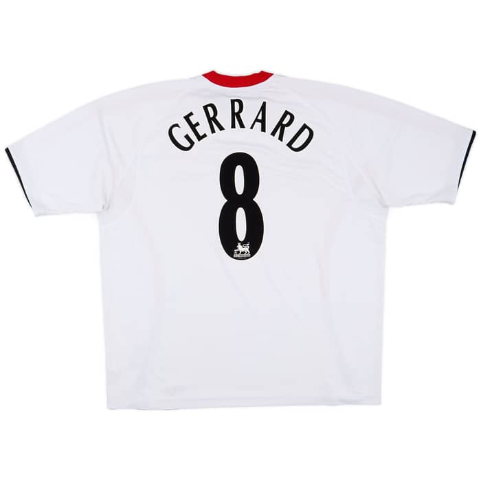 2005-06 Liverpool Away Shirt Gerrard #8 - 5/10 - (XXL)