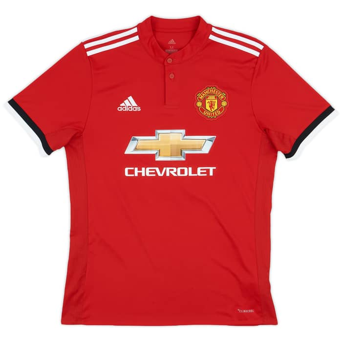 2017-18 Manchester United Home Shirt Shaw #23 - 8/10 - (M)
