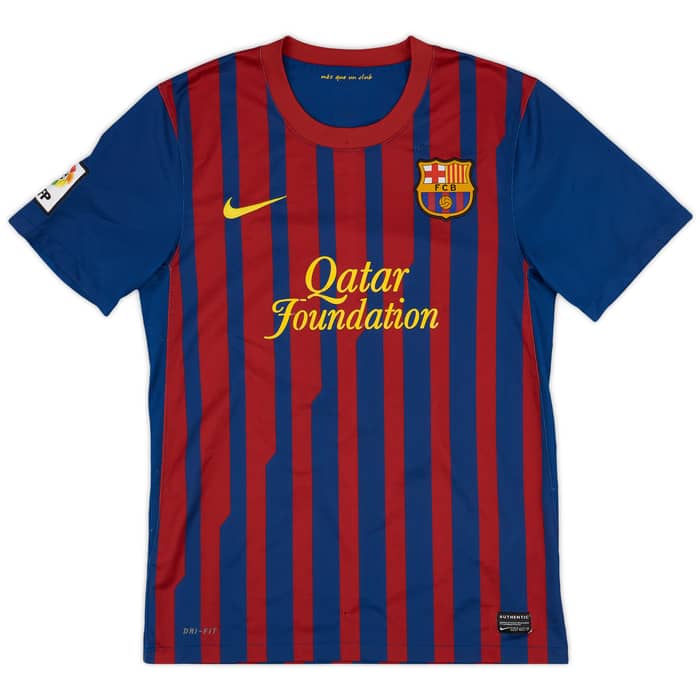 2011-12 Barcelona Home Shirt Messi #10 - 4/10 - (XS)