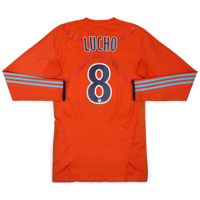 2011-12 Olympique Marseille Player Issue TechFit Third L/S Shirt Lucho #8 - 10/10 - (XL)