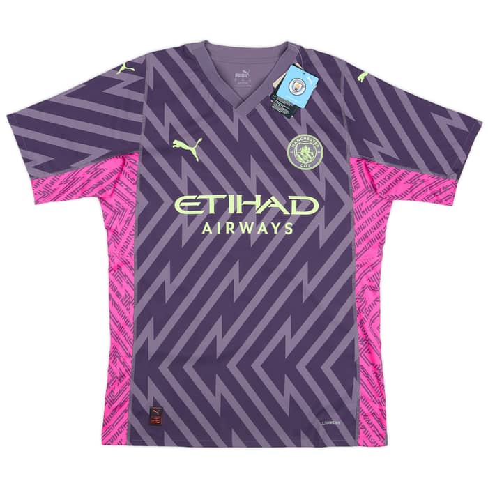 2023-24 Manchester City Player Issue GK S/S Shirt Ederson #31 (XL)