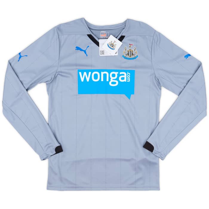 2014-15 Newcastle Player Issue Away L/S Shirt (M)