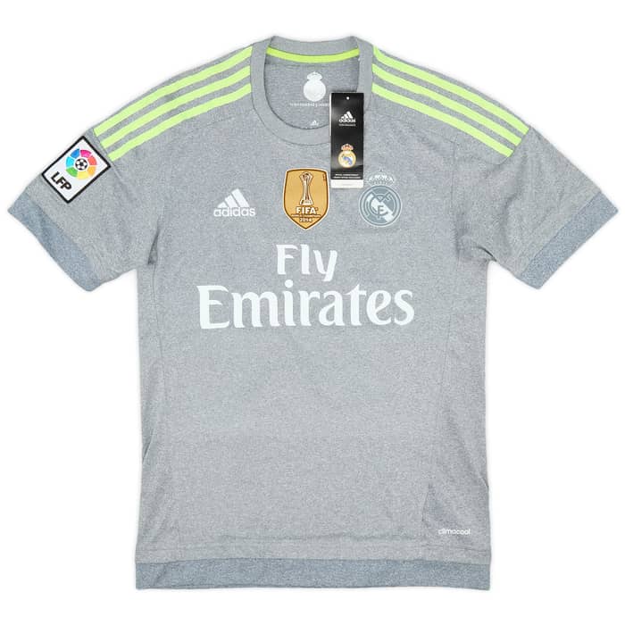 2015-16 Real Madrid Away Shirt James #10 (XS)