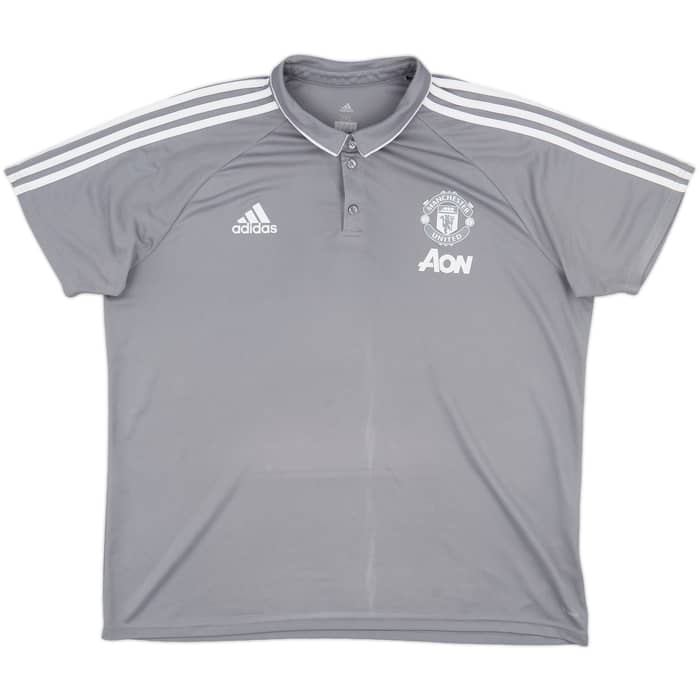 2017-18 Manchester United adidas Polo Shirt - 9/10 - (XXL)