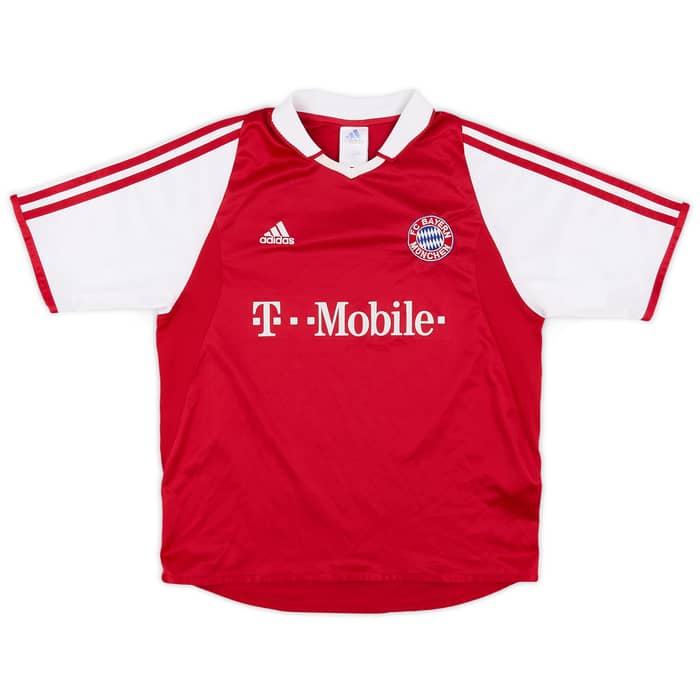 2003-04 Bayern Munich Home Shirt - 8/10 - (L.Boys)
