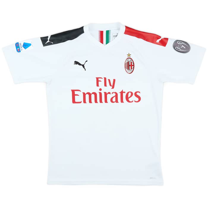 2019-20 AC Milan Authentic Away Shirt Saelemaekers #56 - 5/10 - (M)